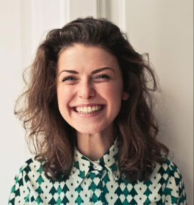 Close up of a happy woman smiling